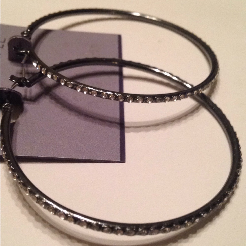 Jennifer Lopez crystal pierced hoops